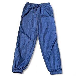 Vintage Nike Men's Blue and Navy Joggers-tracksuits